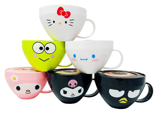 Sanrio Squishy Figuren Hello Kitty Cappuccino Display (8) Image 1