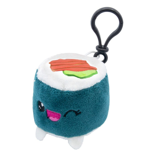 Plushi Plüschfigur mit Schlüsselanhänger Maki Sushi mit Lachs 7 cm Image