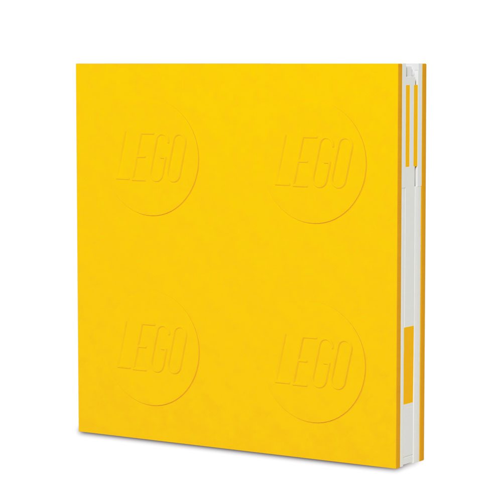 LEGO Notizbuch mit Stift Gelb Image