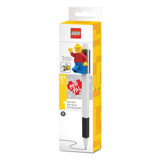 LEGO Gelstift mit Legofigur Schwarz Image