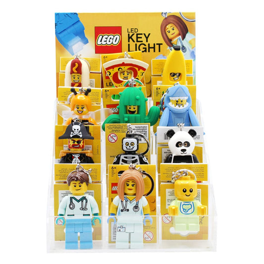 LEGO Acryl Verkaufsdisplay / Thekendisplay mit 12 Schlüsselanhängern mit Leuchtfunktion Image 1