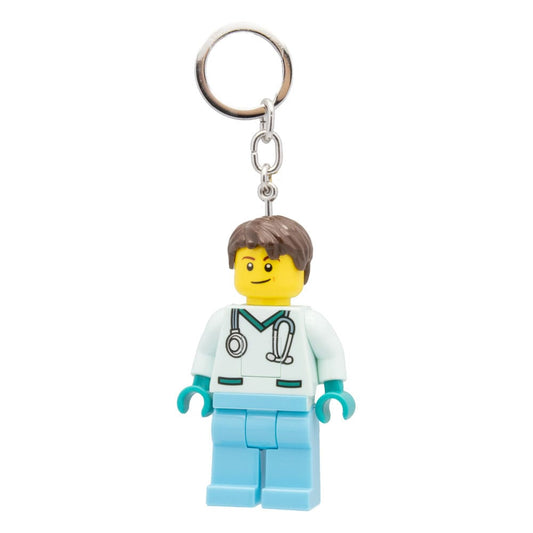 LEGO Minifigures Schlüsselanhänger mit Leuchtfunktion Arzt 8 cm Image