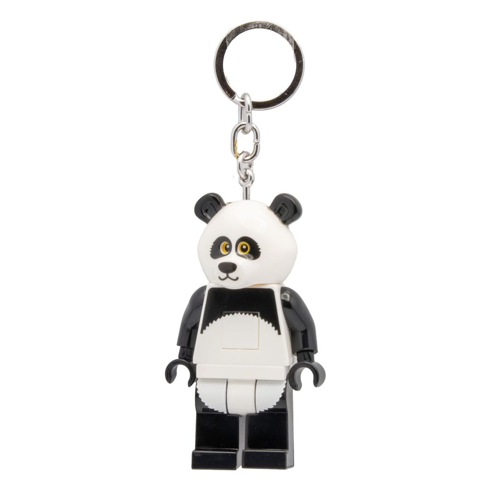 LEGO Minifigures Schlüsselanhänger mit Leuchtfunktion Panda Guy 8 cm Image