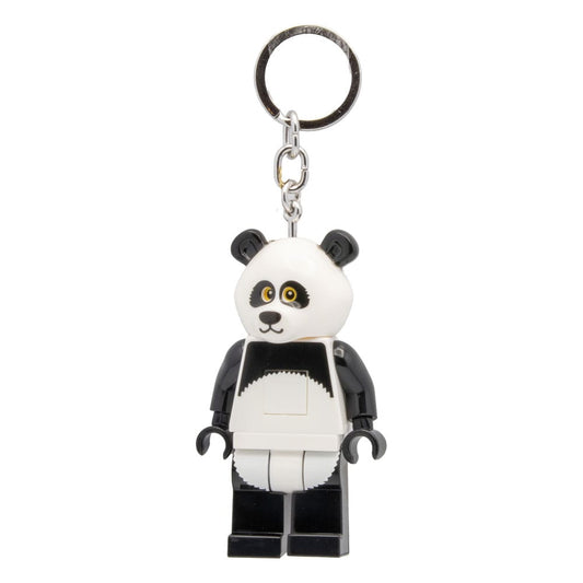 LEGO Minifigures Schlüsselanhänger mit Leuchtfunktion Panda Guy 8 cm Image