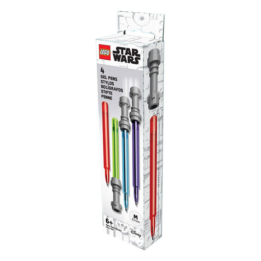 LEGO Star Wars Gelstifte 4-er Pack Lichtschwert Image