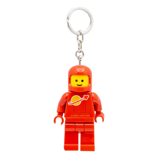 LEGO Schlüsselanhänger mit Leuchtfunktion Astronaut Rot 8 cm Image