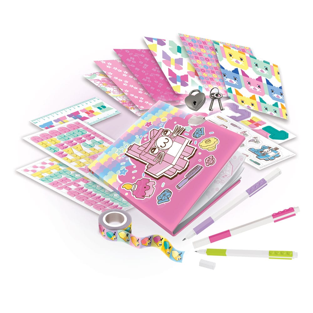 LEGO Tagebuch Set mit Schloss Katze Image