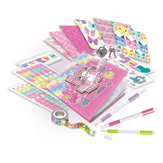 LEGO Tagebuch Set mit Schloss Katze Image