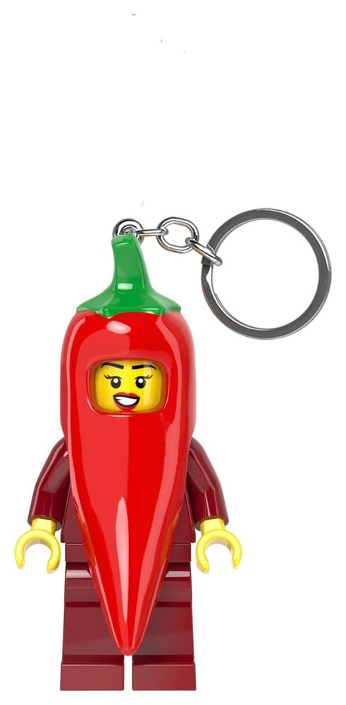 Lego Minifigur Schlüsselanhänger mit Leuchtfunktion Chili-Kostüm Image