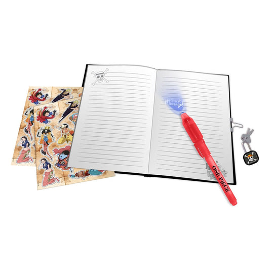 One Piece Tagebuch Set mit Schloss Image 2