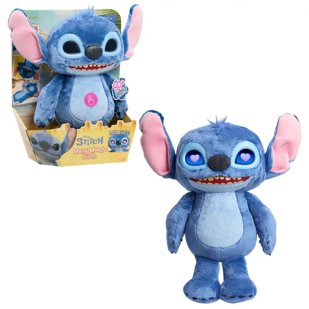 Lilo & Stitch Plüschfigur mit LCD-Spezialeffekte und Sounds The Many Mood Stitch 36 cm Image 2