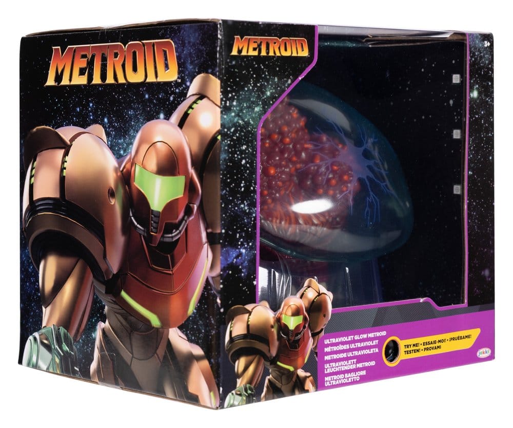 World of Nintendo Metroid Prime Actionfigur Metroid Ultraviolet Glow 15 cm Image 3