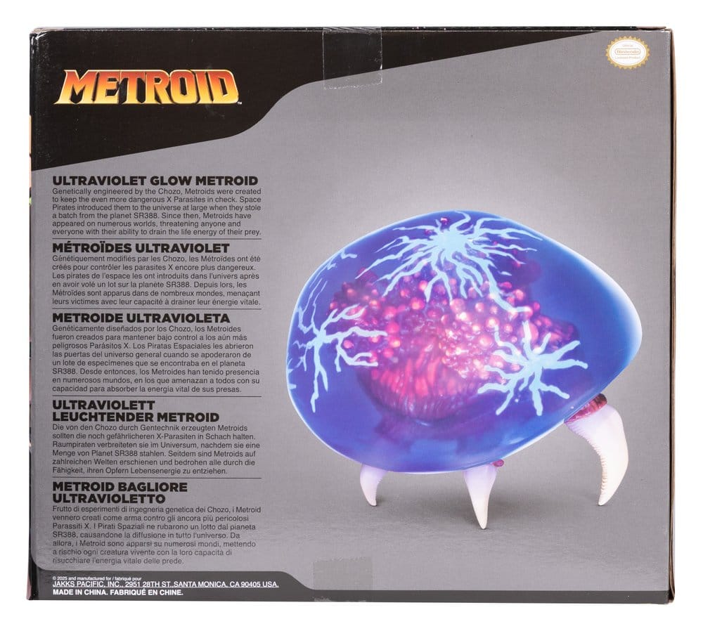 World of Nintendo Metroid Prime Actionfigur Metroid Ultraviolet Glow 15 cm Image 5