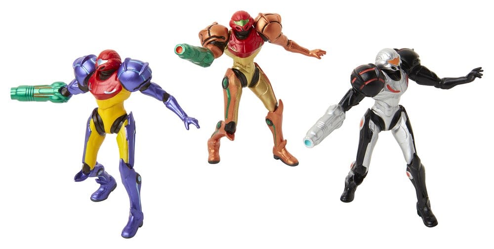 World of Nintendo Metroid Minifiguren 3er-Pack Chozo Power Suits 6 cm Image 4