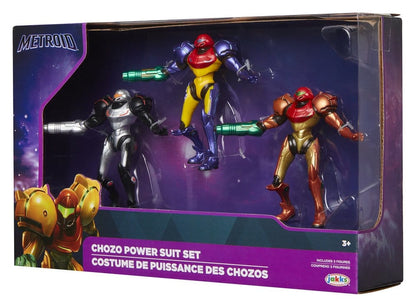 World of Nintendo Metroid Minifiguren 3er-Pack Chozo Power Suits 6 cm Image 7