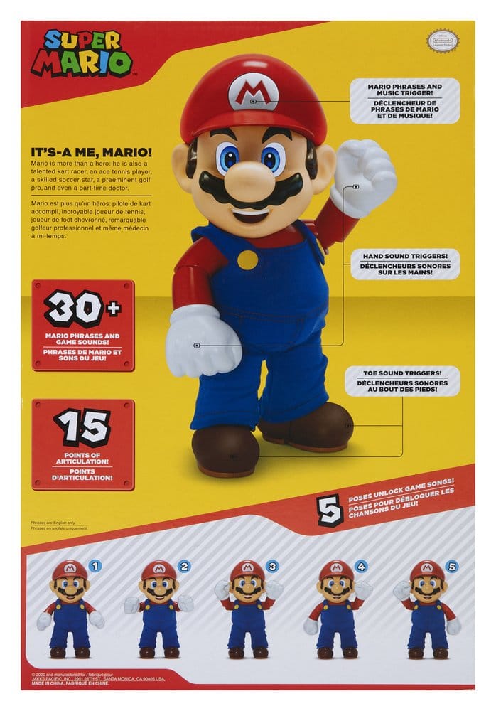 Super Mario Sprechende Actionfigur It's-A Me! Mario 36 cm Image 4