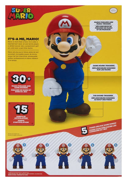 Super Mario Sprechende Actionfigur It's-A Me! Mario 36 cm Image 4