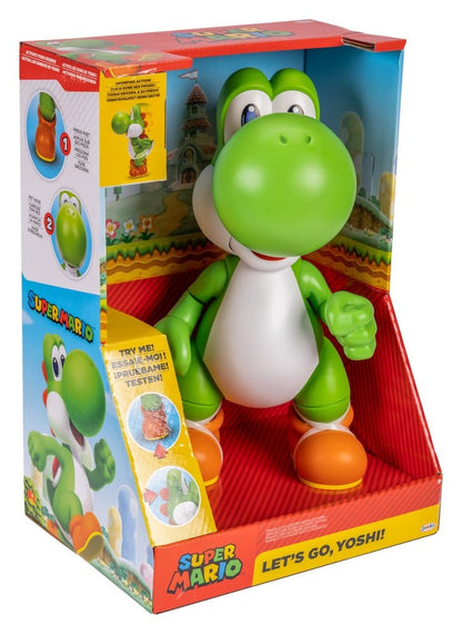 Super Mario Sprechende Actionfigur Let's Go! Yoshi! 36 cm Image 4
