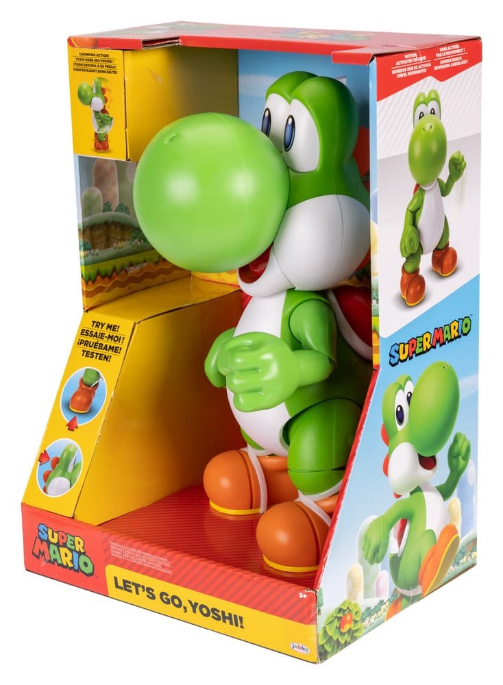 Super Mario Sprechende Actionfigur Let's Go! Yoshi! 36 cm Image 5