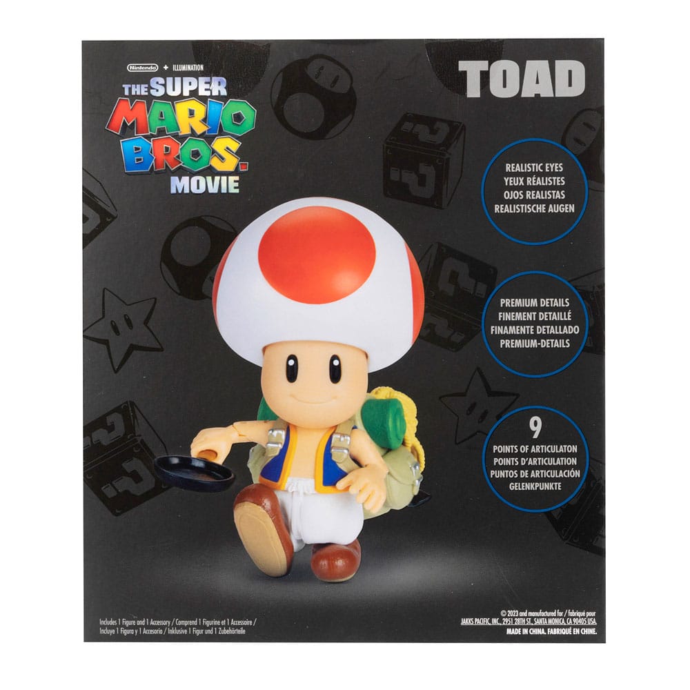 Der Super Mario Bros. Film Actionfigur Toad 13 cm Image 5