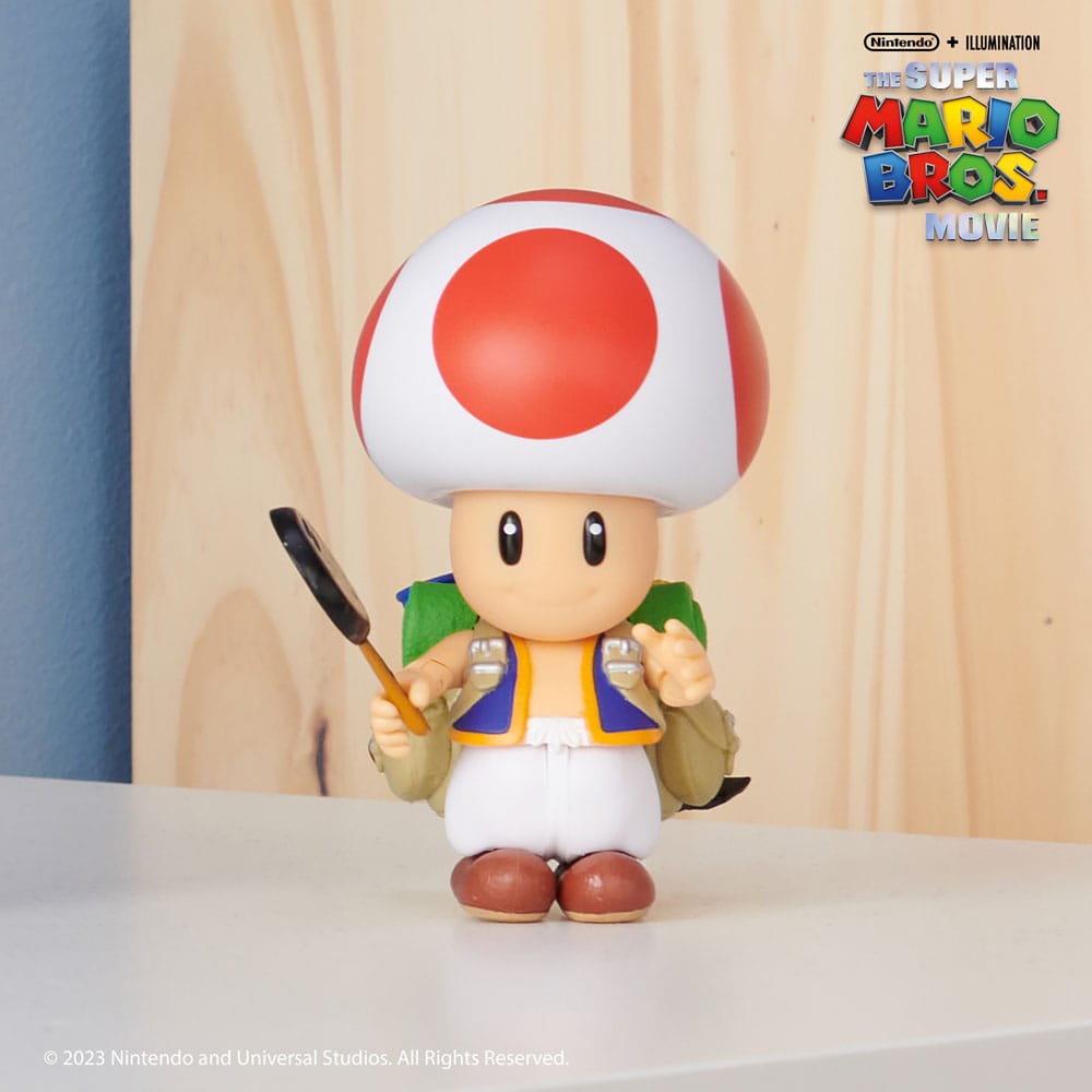 Der Super Mario Bros. Film Actionfigur Toad 13 cm Image 11