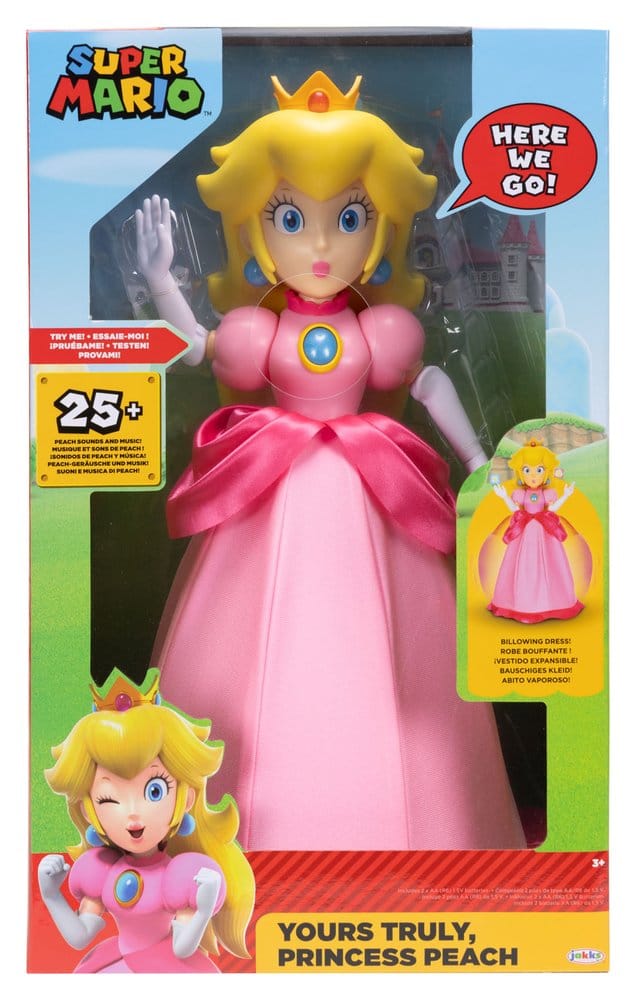 Super Mario Sprechende Actionfigur Yours Truly Princess Peach 36 cm Image 3