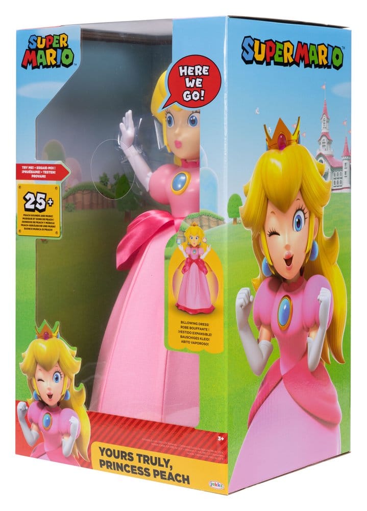 Super Mario Sprechende Actionfigur Yours Truly Princess Peach 36 cm Image 5