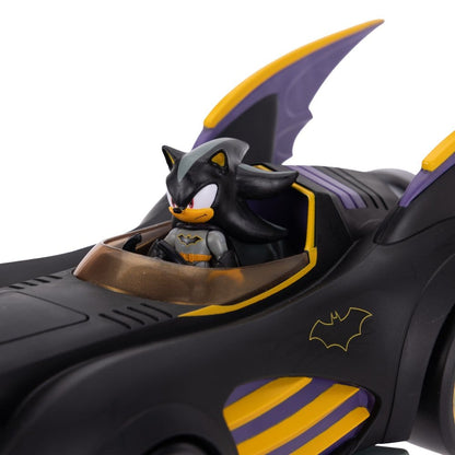 DC x Sonic - The Hedgehog Actionfigur mit Fahrzeug Shadow Batman & Batmobile 6 cm Image 10