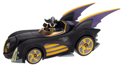 DC x Sonic - The Hedgehog Actionfigur mit Fahrzeug Shadow Batman & Batmobile 6 cm Image 12