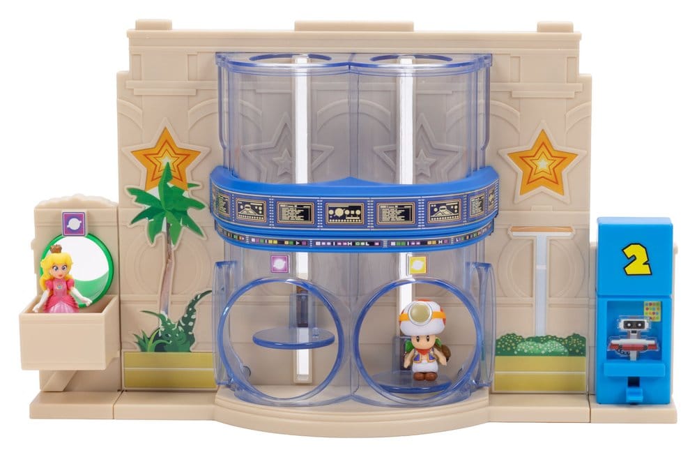 Der Super Mario Galaxy Film Diorama mit 2 Minifiguren Sternentor-Galaxie Image 1