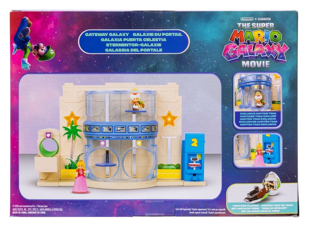 Der Super Mario Galaxy Film Diorama mit 2 Minifiguren Sternentor-Galaxie Image 5