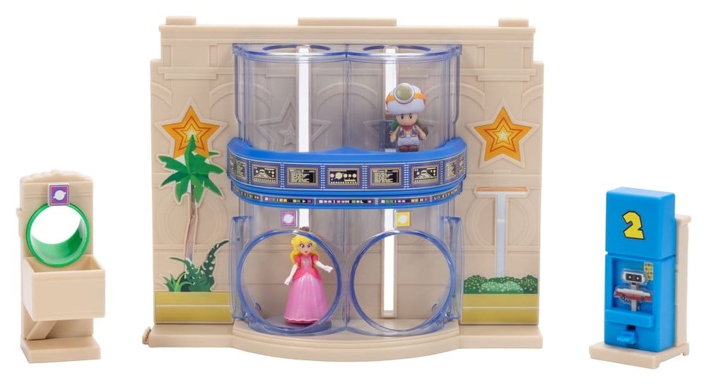Der Super Mario Galaxy Film Diorama mit 2 Minifiguren Sternentor-Galaxie Image 7