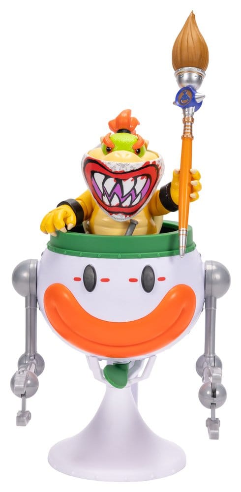 Der Super Mario Galaxy Film Actionfigur Bowser Jr. with Clown Car 13 cm Image 1