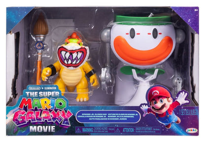 Der Super Mario Galaxy Film Actionfigur Bowser Jr. with Clown Car 13 cm Image 6