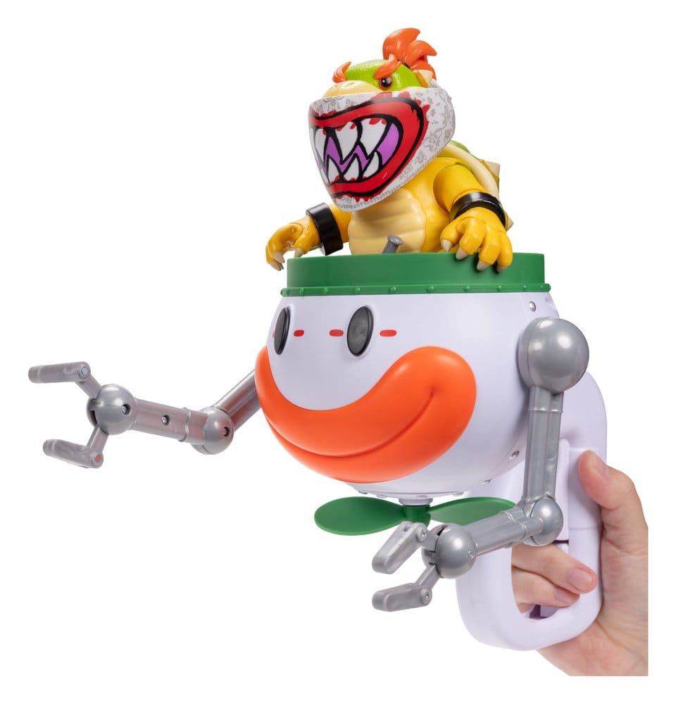 Der Super Mario Galaxy Film Actionfigur Bowser Jr. with Clown Car 13 cm Image 10