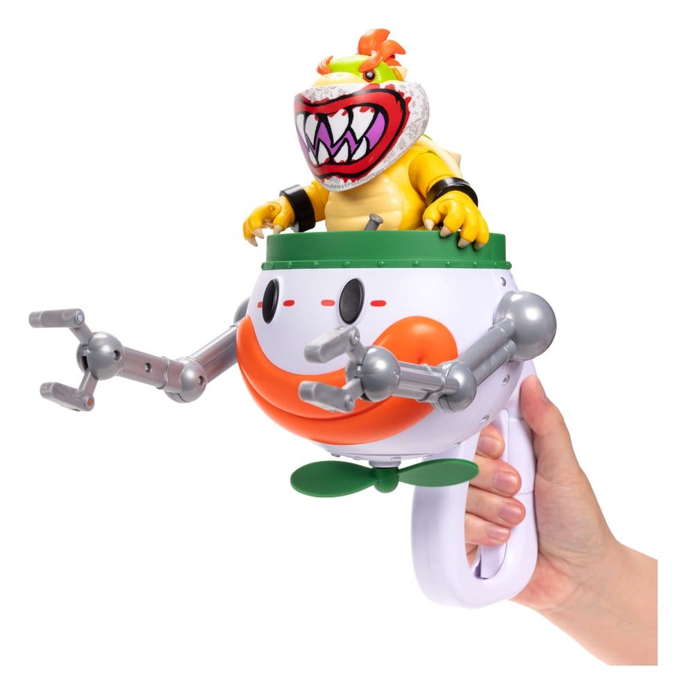 Der Super Mario Galaxy Film Actionfigur Bowser Jr. with Clown Car 13 cm Image 11