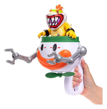 Der Super Mario Galaxy Film Actionfigur Bowser Jr. with Clown Car 13 cm Image 11