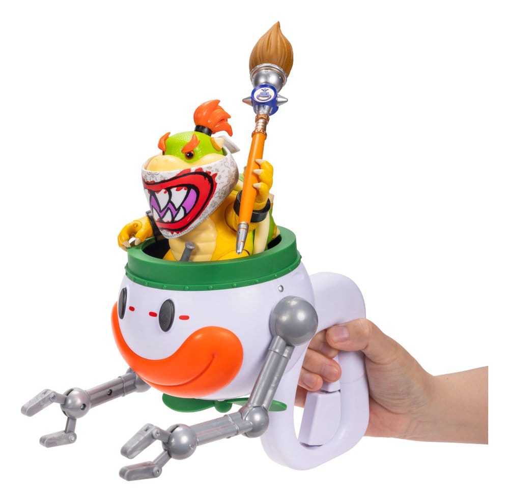 Der Super Mario Galaxy Film Actionfigur Bowser Jr. with Clown Car 13 cm Image 14