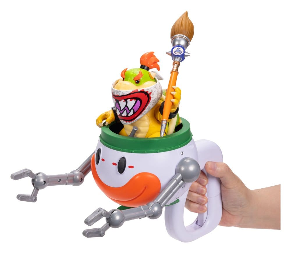 Der Super Mario Galaxy Film Actionfigur Bowser Jr. with Clown Car 13 cm Image 15