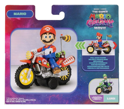Der Super Mario Galaxy Film Actionfigur mit Rückziehmotorrad Mario 6 cm Image 7