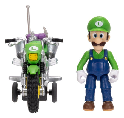 Der Super Mario Galaxy Film Actionfigur mit Rückziehmotorrad Luigi 6 cm Image 6