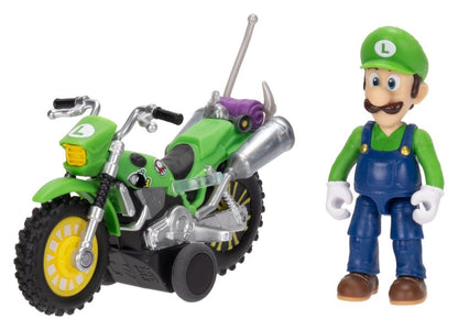 Der Super Mario Galaxy Film Actionfigur mit Rückziehmotorrad Luigi 6 cm Image 7