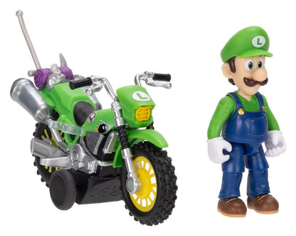 Der Super Mario Galaxy Film Actionfigur mit Rückziehmotorrad Luigi 6 cm Image 8