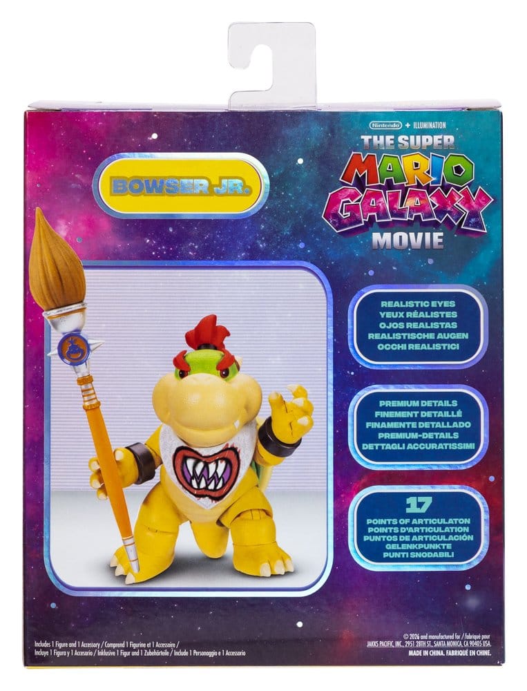 Der Super Mario Galaxy Film Actionfigur Bowser Jr. 13 cm Image 7