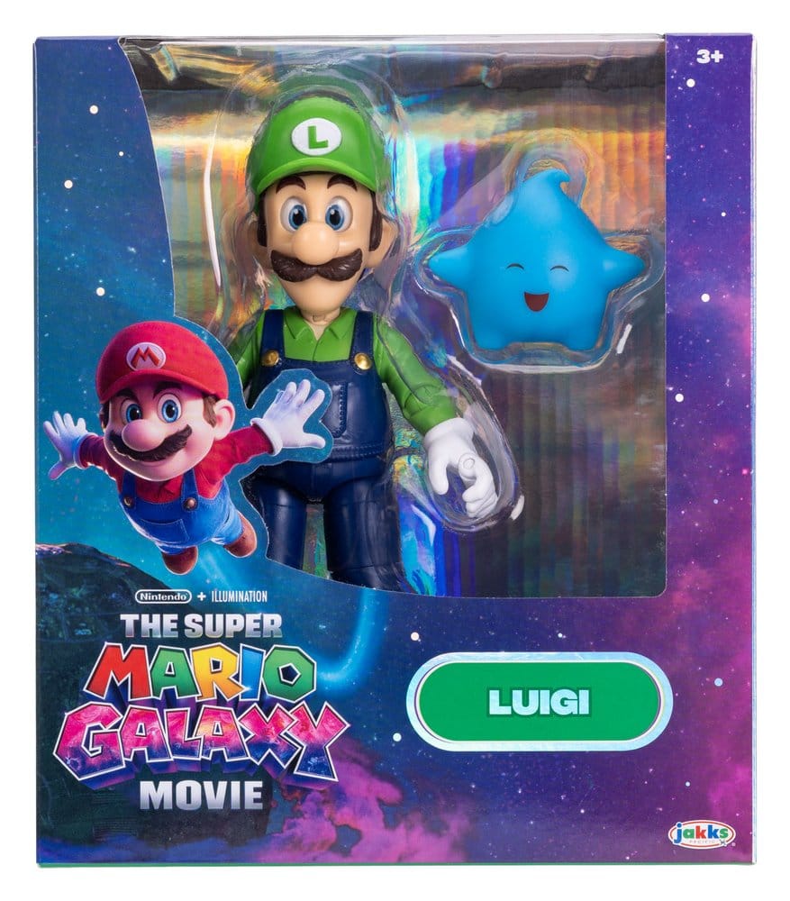 Der Super Mario Galaxy Film Actionfigur Luigi 13 cm Image 2