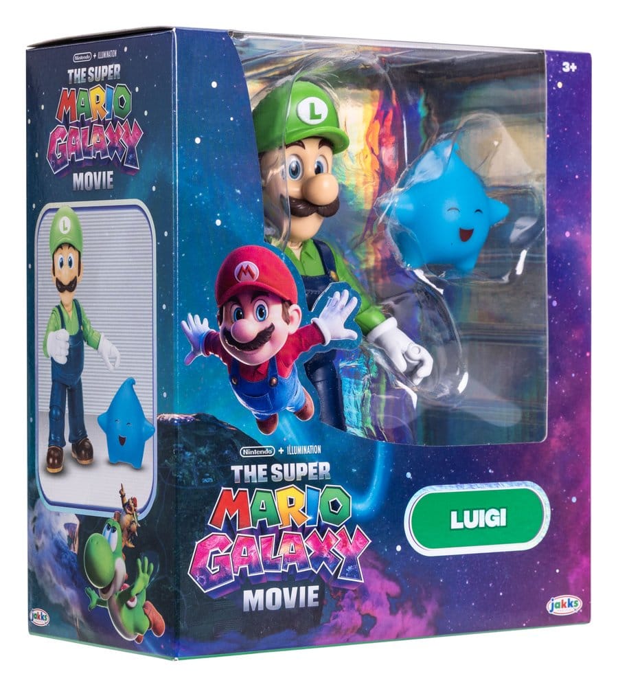 Der Super Mario Galaxy Film Actionfigur Luigi 13 cm Image 3