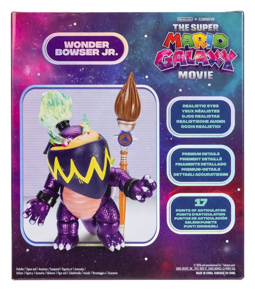 Der Super Mario Galaxy Film Actionfigur Wonder Bowser Jr. 13 cm Image 6