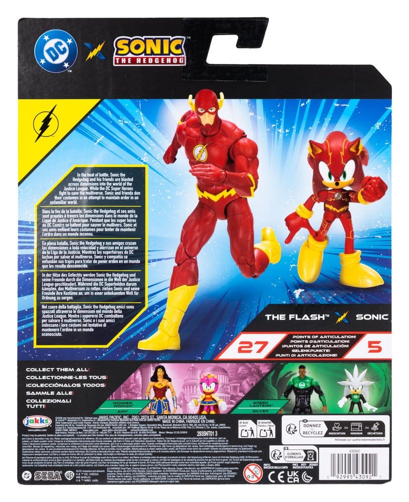 DC x Sonic - The Hedgehog Actionfiguen 2er-Pack Wave 4 Sortiment (6) Image 9