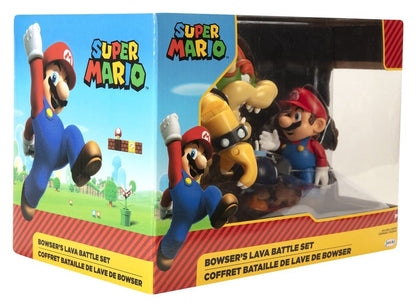 World of Nintendo Actionfiguren 3er-Pack Mario vs. Bowser Lava Battle Image 5