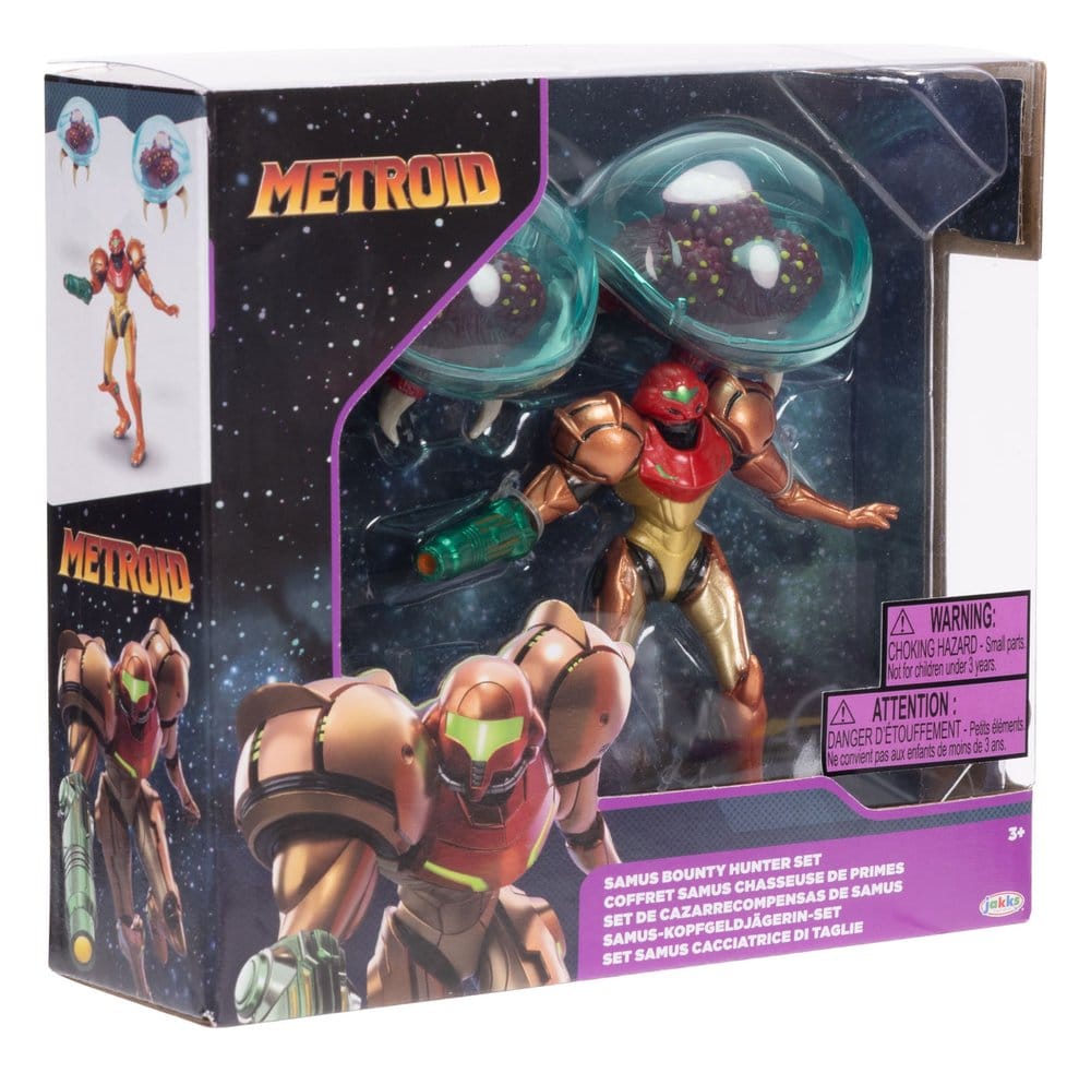 World of Nintendo Metroid Minifiguren 3er-Pack Samus Bounty Hunter 6 cm Image 3